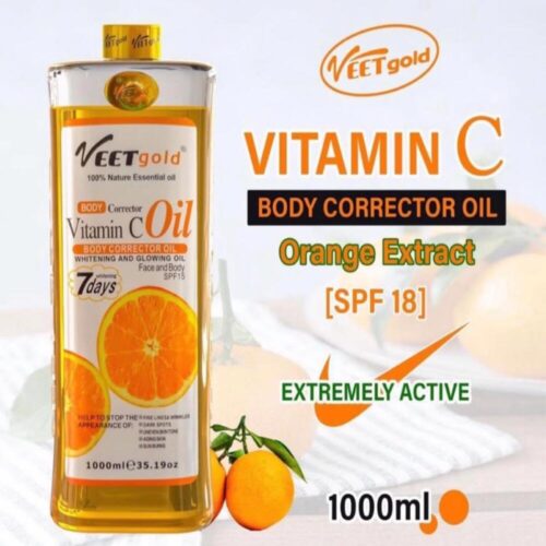 Veet gold vit c body oil