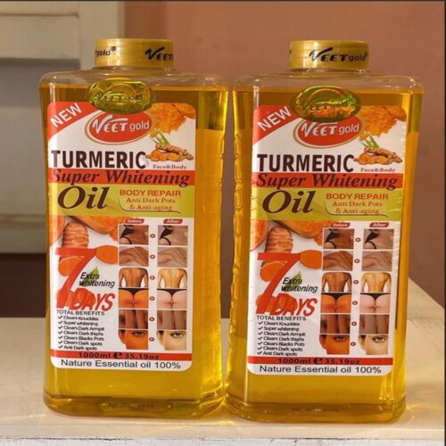 Veet gold tumeric body oil