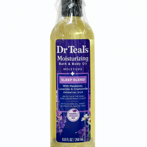 Dr Teals Bath & Body, Sleep blend with melatonin, lavender & Chamomile oil 8.8FL OZ (260ml)